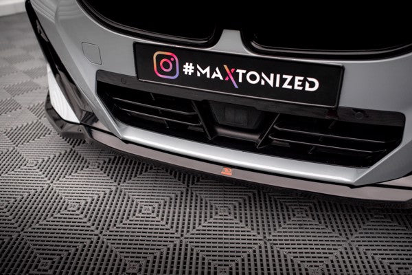 Maxton Front Splitter V.1 BMW 2 Coupe M-Pack / M240I G42 - Gloss Black