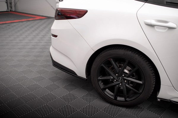 Maxton Rear Side Splitters V.2 Kia Optima Mk4 Facelift - Gloss Black
