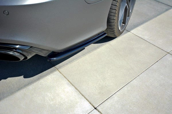 Maxton Rear Side Splitters Audi RS7 Facelift - Gloss Black
