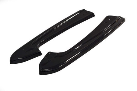 Maxton Rear Side Splitters Audi RS7 Facelift - Gloss Black