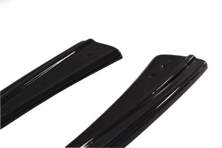 Maxton Rear Side Splitters Audi RS7 Facelift - Gloss Black