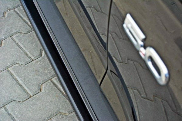 Maxton Side Skirts Diffusers Ford Mustang Gt Mk6 - Gloss Black