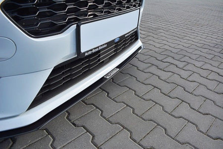 Maxton Front Racing Splitter V.2 Ford Fiesta Mk8 St / St-Line - Gloss Black