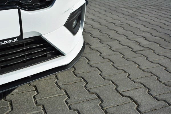 Maxton Front Racing Splitter V.2 Ford Fiesta Mk8 St / St-Line - Gloss Black