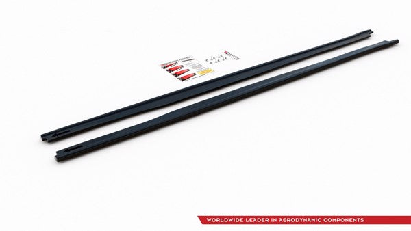 Maxton Side Skirts Diffusers Toyota Corolla Xii Sedan - Gloss Black