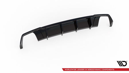 Maxton Rear Valance V.2 Seat Leon Cupra St Mk3 Fl - Gloss Black