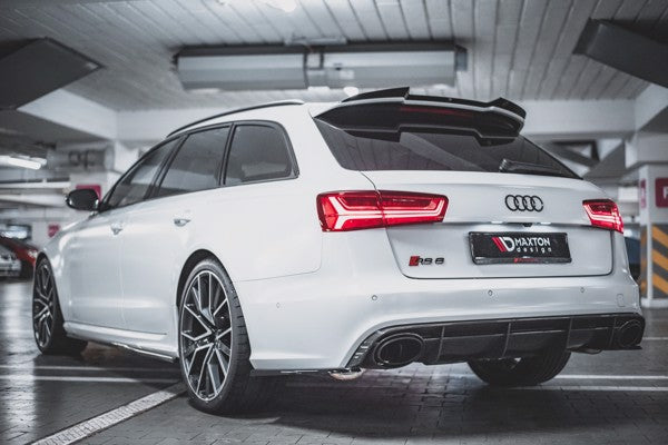 Maxton Spoiler Cap V.2 Audi RS6 C7 - Gloss Black (OUTLET) 