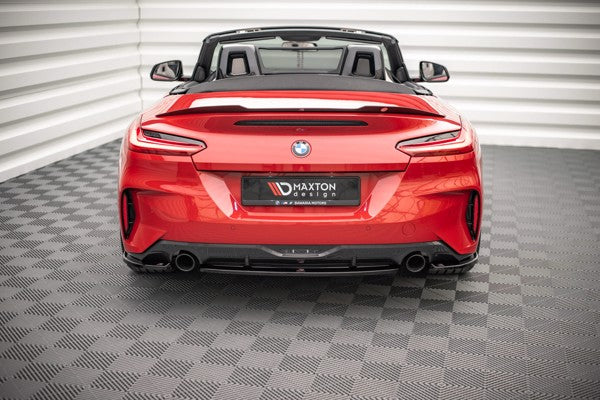 Maxton Central Rear Splitter For BMW Z4 M-Pack G29 - Gloss Black