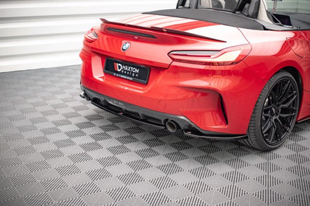 Maxton Central Rear Splitter For BMW Z4 M-Pack G29 - Gloss Black