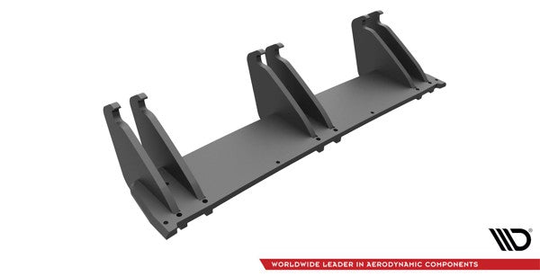 Maxton Street Pro Rear Diffuser Volkswagen Golf R Mk7 - Black