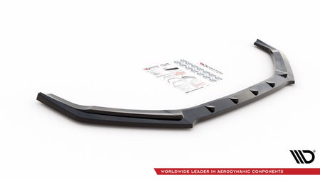 Maxton Front Splitter V.1 Hyundai I20 N Mk3 - Gloss Black
