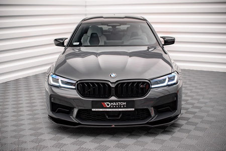 Maxton Front Splitter V.2 BMW M5 F90 Facelift - Gloss Black