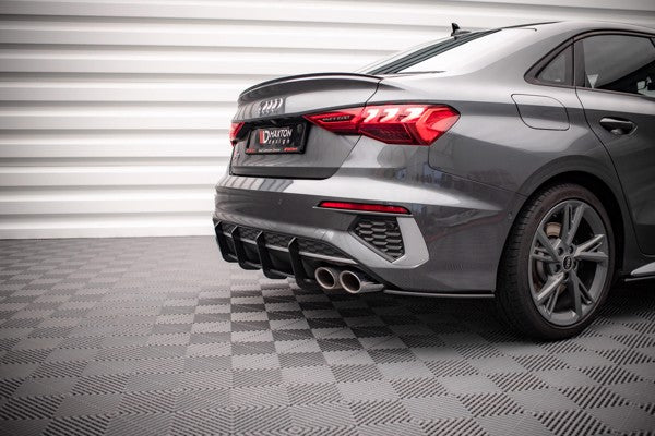 Maxton Street Pro Rear Side Splitters Audi S3 Sedan 8Y - Black