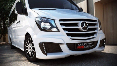 Maxton Front Bumper Mercedes Sprinter 2013-Up Without Led - Not primed