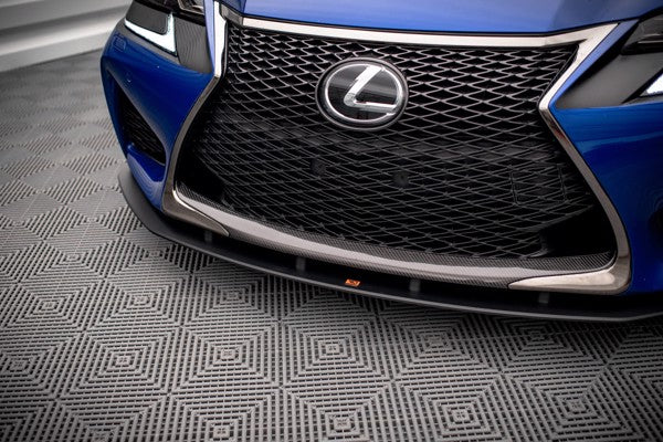 Maxton Street Pro Front Splitter Lexus Gs F Mk4 Facelift - Black