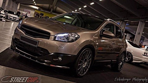 Maxton Front Splitter Nissan Qashqai (Facelift) - Gloss Black