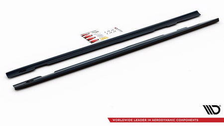 Maxton Side Skirts Diffusers Mercedes-Benz Cls Amg-Line C257 - Gloss Black