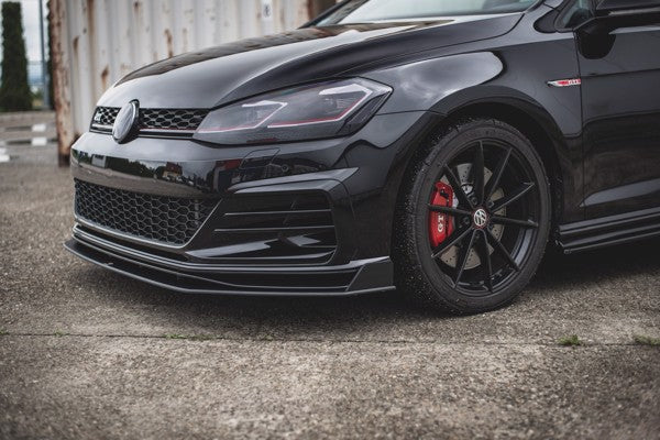 Maxton Racing Durability Front Splitter VW Golf 7 Gti Tcr - Black