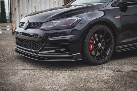 Maxton Racing Durability Front Splitter VW Golf 7 Gti Tcr - Black