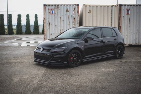 Maxton Racing Durability Front Splitter VW Golf 7 Gti Tcr - Black