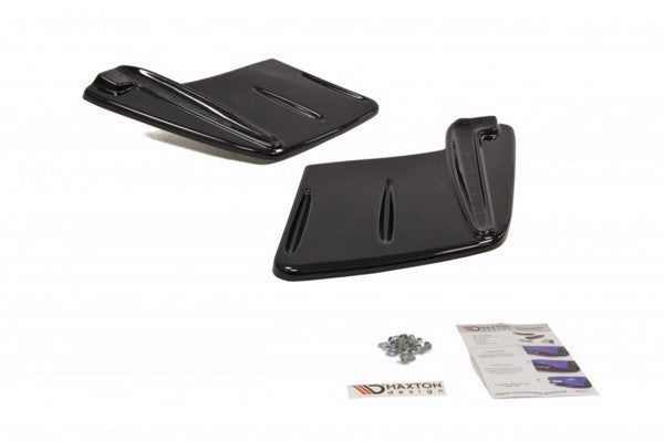 Maxton Rear Side Splitters Mitsubishi Lancer Evo X - Gloss Black