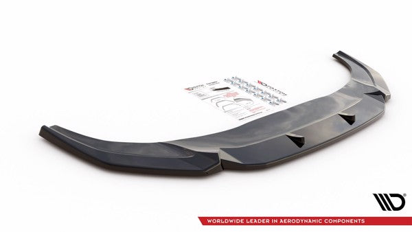 Maxton Front Splitter V.1 Audi Q3 Sportback S-Line - Gloss Black