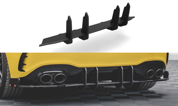 Maxton Street Pro Rear Diffuser Mercedes-Amg A45 S - Black
