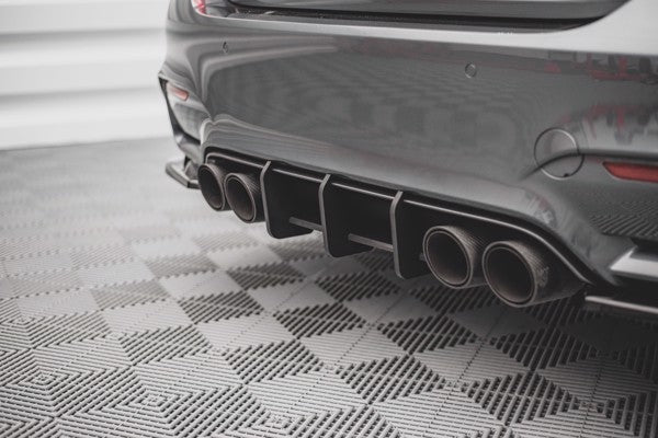 Maxton Street Pro Rear Diffuser BMW M4 F82 - Black