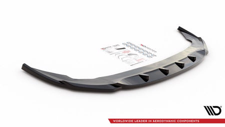 Maxton Front Splitter V.1 BMW 2 Gran Coupe M-Pack / M235I F44 - Gloss Black