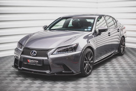 Maxton Front Splitter V.1 Lexus Gs F Sport Mk4 (L10) - Gloss Black