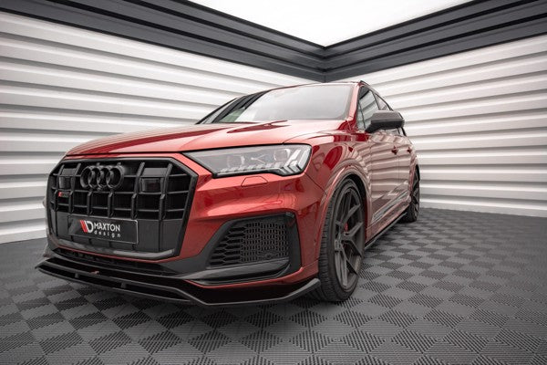 Maxton Side Skirts Diffusers Audi Sq7 Mk2 (4M) Facelift - Gloss Black
