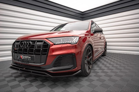 Maxton Side Skirts Diffusers Audi Sq7 Mk2 (4M) Facelift - Gloss Black