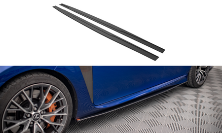 Maxton Street Pro Side Skirts Diffusers Lexus Gs F Mk4 Facelift - Black