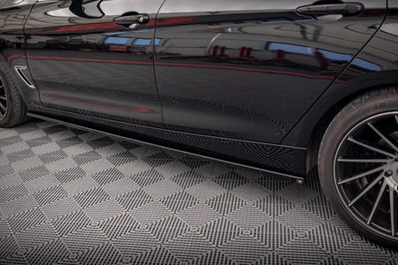 Maxton Side Skirts Diffusers BMW 3 Gt F34 - Gloss Black