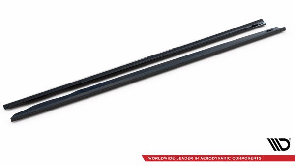 Maxton Side Skirts Diffusers BMW 3 Gt F34 - Gloss Black