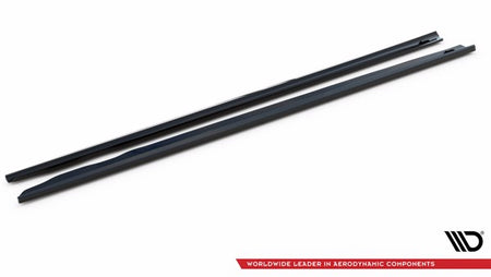 Maxton Side Skirts Diffusers BMW 3 Gt F34 - Gloss Black