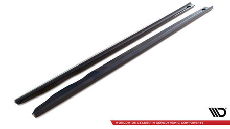 Maxton Side Skirts Diffusers BMW 3 Gt F34 - Gloss Black