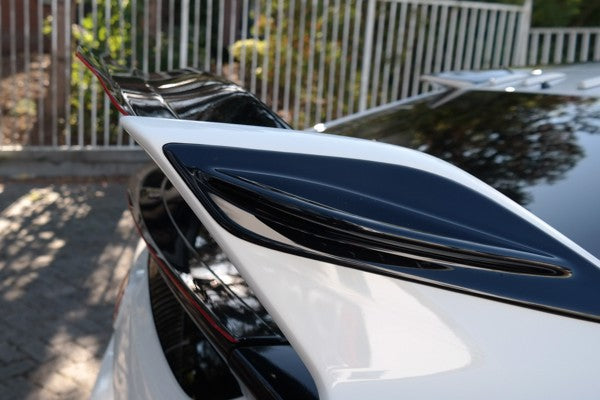 Maxton Upper Spoiler Extension V.2 Honda Civic X Type R - Gloss Black