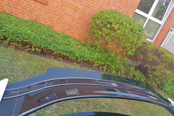 Maxton Upper Spoiler Extension V.2 Honda Civic X Type R - Gloss Black