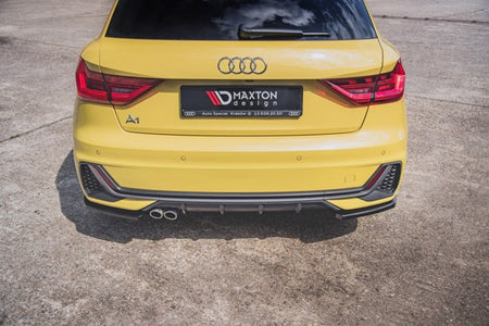 Maxton Rear Side Splitters Audi A1 S-Line Gb - Gloss Black
