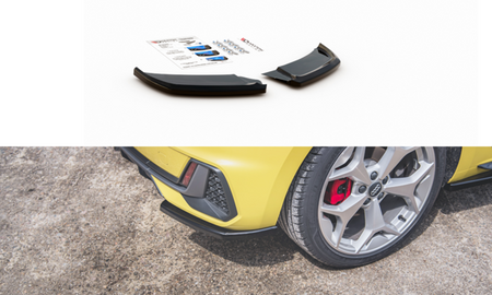 Maxton Rear Side Splitters Audi A1 S-Line Gb - Gloss Black