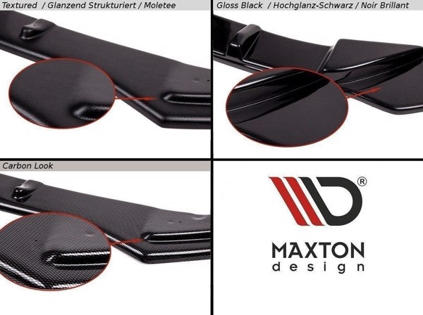 Maxton Rear Side Splitters Renault Megane 3 RS - Gloss Black
