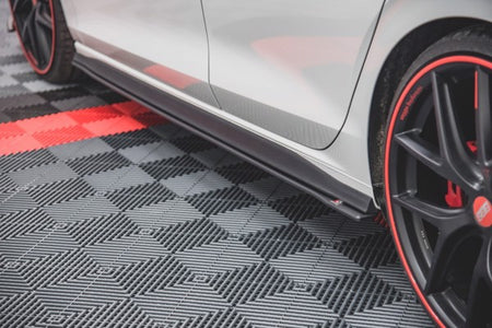Maxton Racing Durability Side Skirts Diffusers Volkswagen Golf 8 Gti / Gti Clubsport - Black