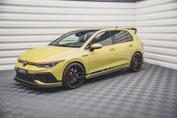 Maxton Racing Durability Side Skirts Diffusers Volkswagen Golf 8 Gti / Gti Clubsport - Black