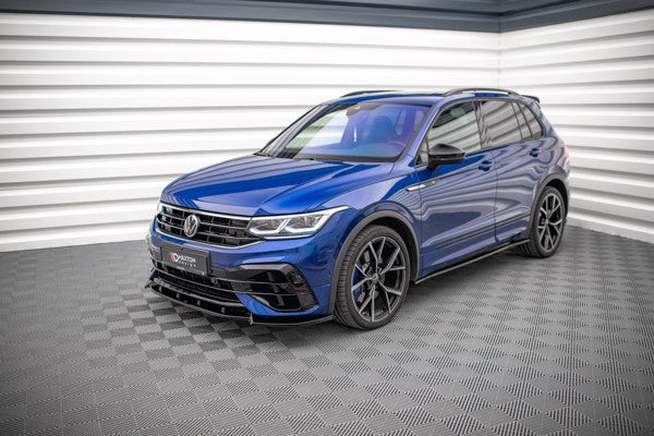 Maxton Side Skirts Diffusers Volkswagen Tiguan R / R-Line Mk2 Facelift - Gloss Black