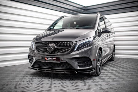 Maxton Front Splitter V.5 Mercedes-Benz V-Class Amg-Line W447 Facelift - Gloss Black