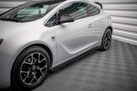 Maxton Street Pro Side Skirts Diffusers Opel Astra Gtc Opc-Line J - Black