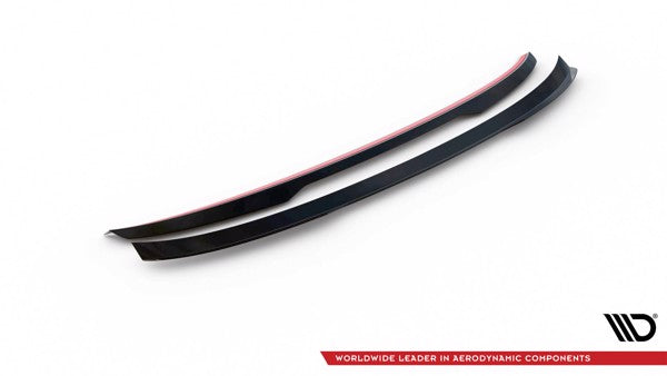 Maxton Spoiler Cap Audi A3 / A3 S-Line Sedan 8Y - Gloss Black