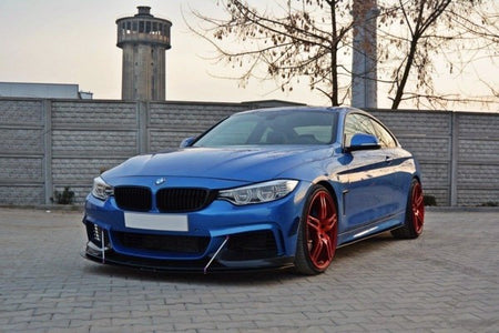 Maxton Front Racing Splitter V.3 For BMW 4 F32 M-Pack & M-Performance