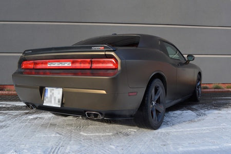 Maxton Rear Side Splitters Dodge Challenger Mk3. Phase-I Srt8 Coupe - Gloss Black